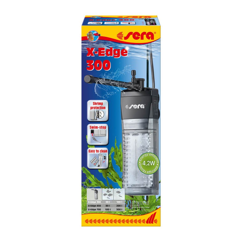 Sera X-Edge filtro de esquina para acuarios de 50 a 100 litros