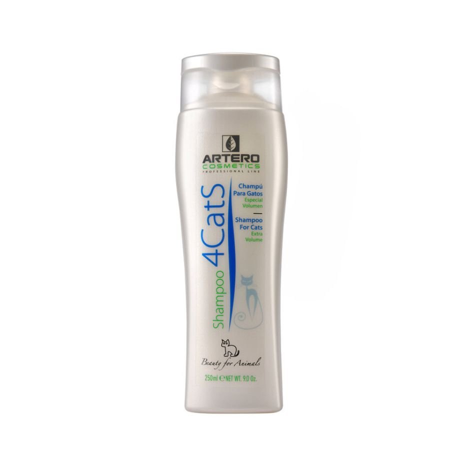 Champú Artero 4Cats 250ml para Gatos Higiene y Brillo