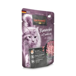 Leonardo Conejo + Arándanos 85g Alimento Húmedo Sin Cereales para Gatos Adultos