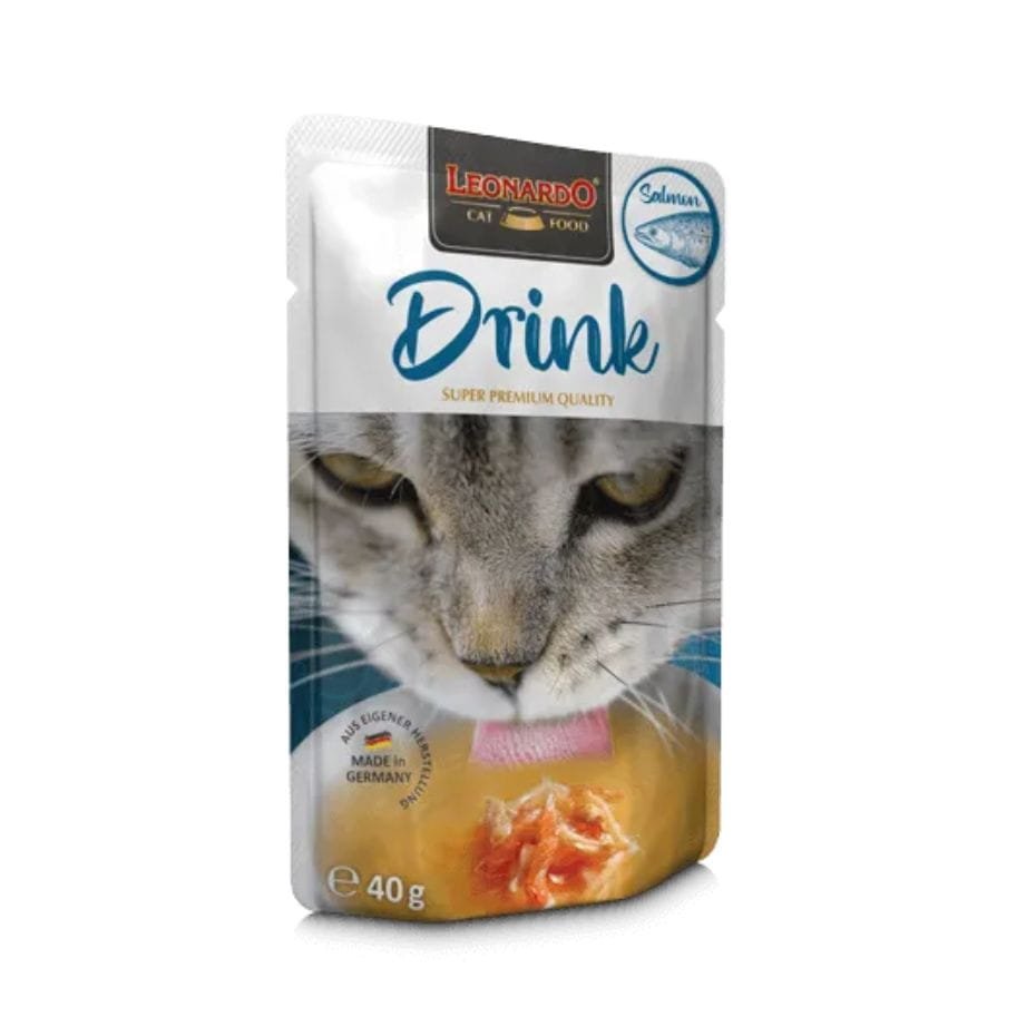 Leonardo Drink Salmon con Salmón y Pollo para Gatos Adultos