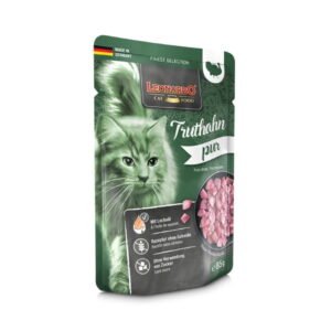 Leonardo Puro Selection Pavo 85g – Alimento Húmedo Completo Sin Cereales para Gatos Adultos