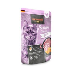 Leonardo Senior Puro Pollo 85g – Alimento Húmedo Completo Sin Cereales para Gatos Senior