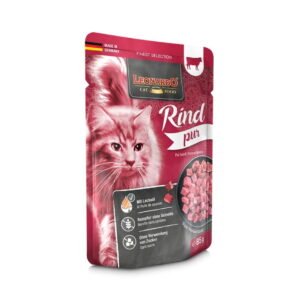 Leonardo Puro en Ternera 85g Alimento Húmedo Monoproteico Sin Cereales para Gatos