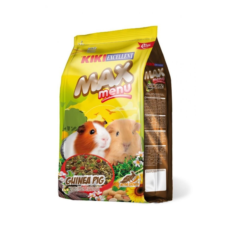 Kiki Max Menú Cobayas 1kg Alimentación Completa Natural con Fibra