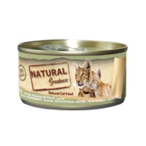 Natural Greatness Pechuga de Pollo para Gatitos 70g Lata Complementaria