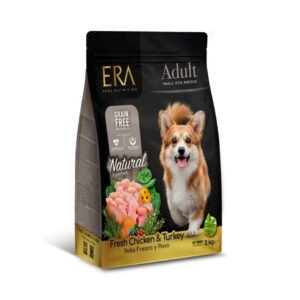ERA Grain Free Pollo y Pavo Raza Pequeña – pienso seco sin cereales para perros adultos