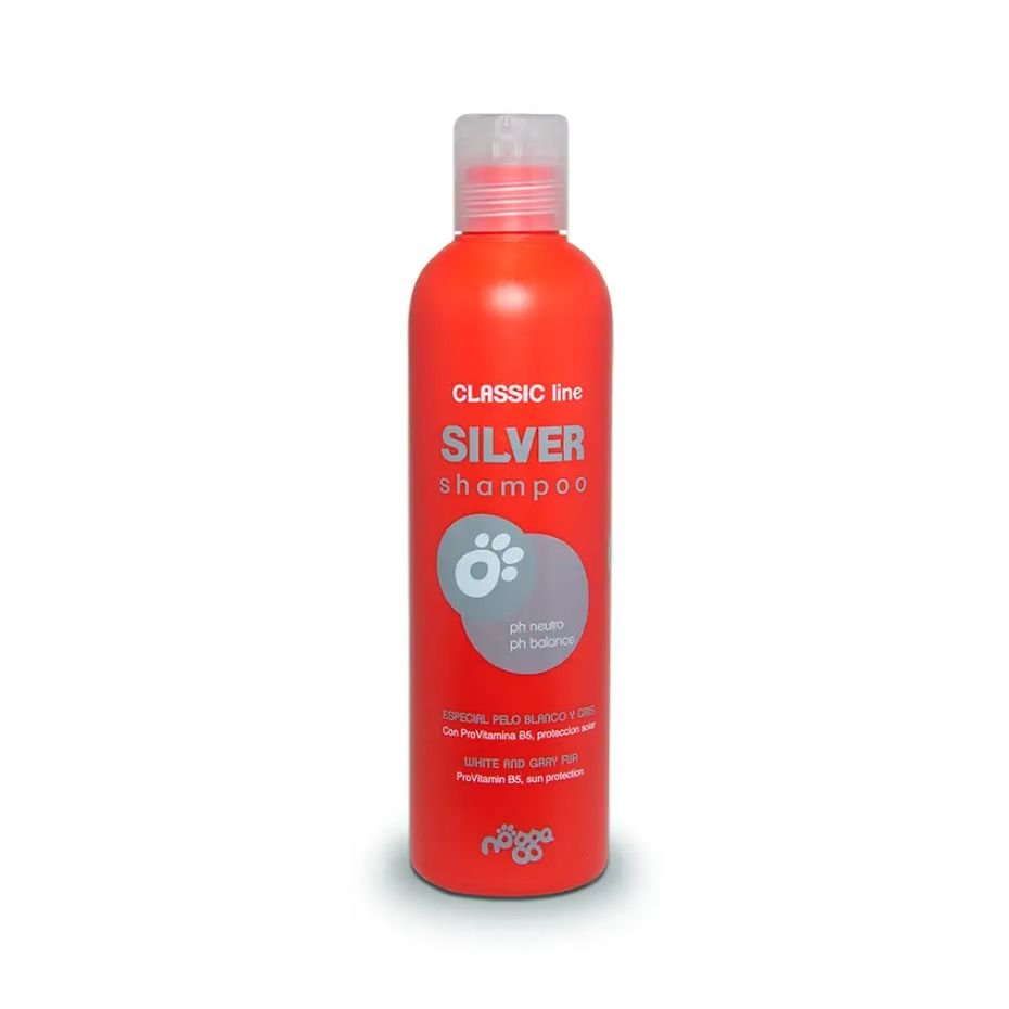 Champú Silver Nogga 250ml para Pelos Blancos Negros y Grises