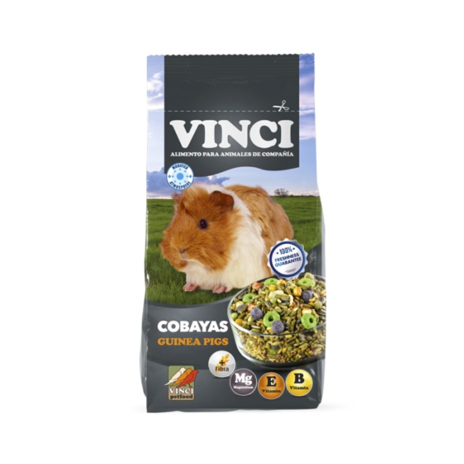Mixtura para Cobayas Vinci 1kg Alimentación Completa Natural con Vegetales