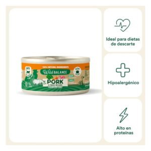 Wild Balance Lata de Cerdo para Gatos 120g Filosofía BARF