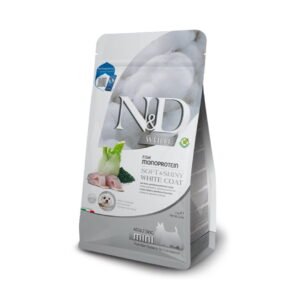 N&D White Lubina, Spirulina e Hinojo Adult Mini 2kg – pienso seco para perros adultos