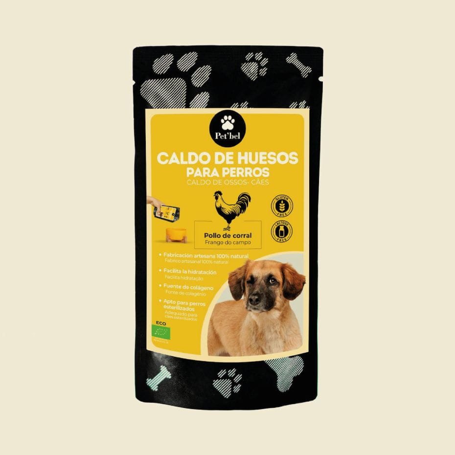 Pet'bel Caldo de Huesos de Pollo Ecológico para Perros 1 Pet'bel Caldo de Huesos de Pollo Ecológico para Perros