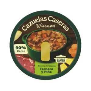 Cazuela Wild Balance Ternera y Piña para Perros 280g