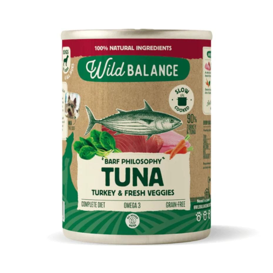 Lata Wild Balance Atún y Pavo para Perros 400g 1 Lata Wild Balance Atún y Pavo para Perros 400g