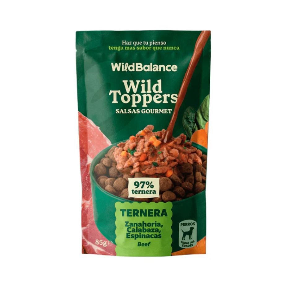 Topper Wild Balance Ternera para Perros 85g 1 Topper Wild Balance Ternera para Perros 85g